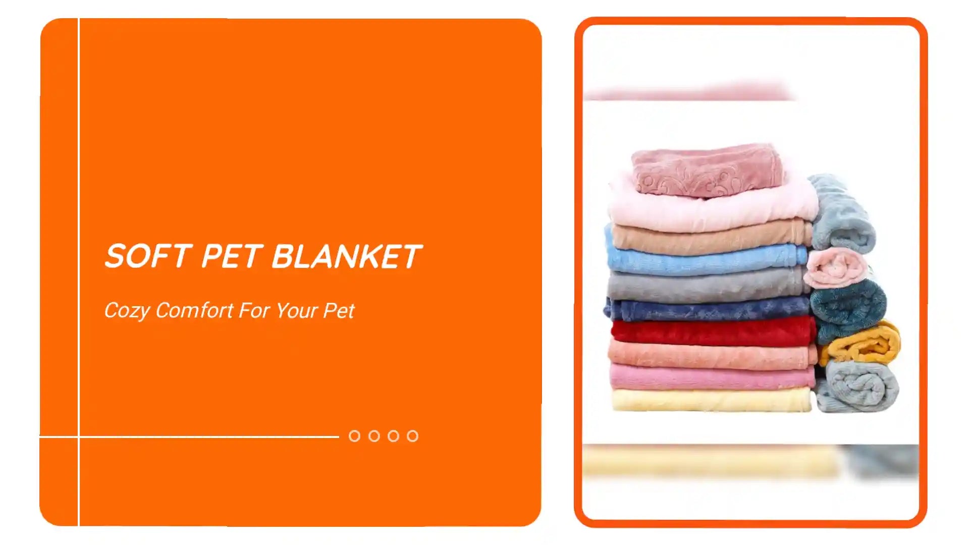 Soft Pet Blanket by@Outfy